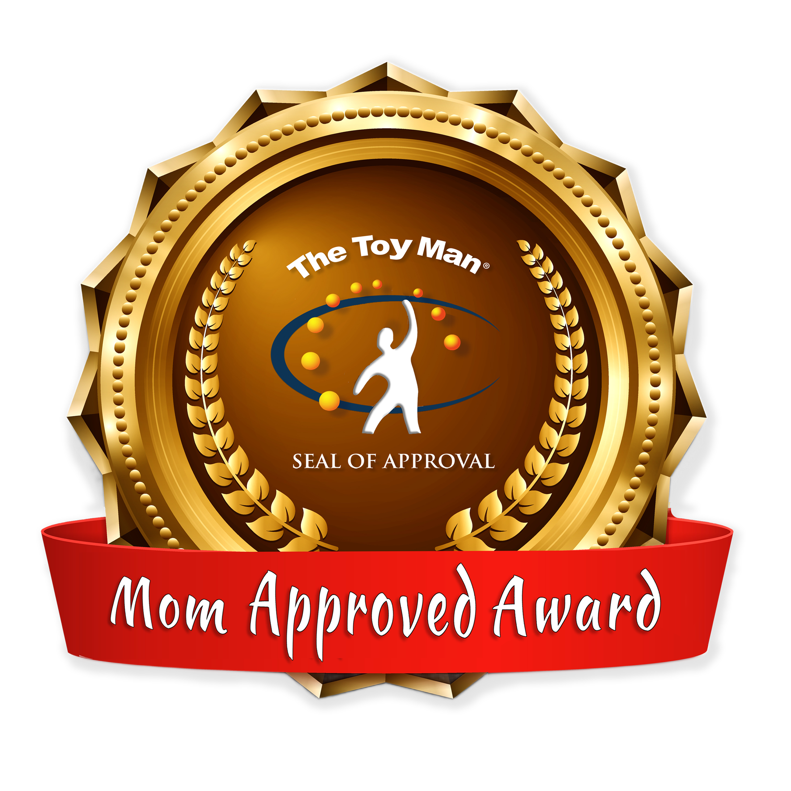Moms Approved Award Link to The Toy Man Mom's Choice Award